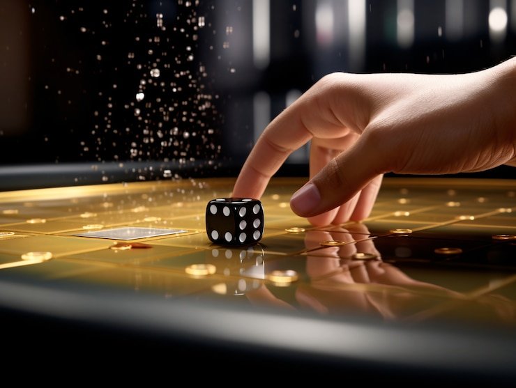 Detailed view of slot game reels showing various symbols and payline patterns
