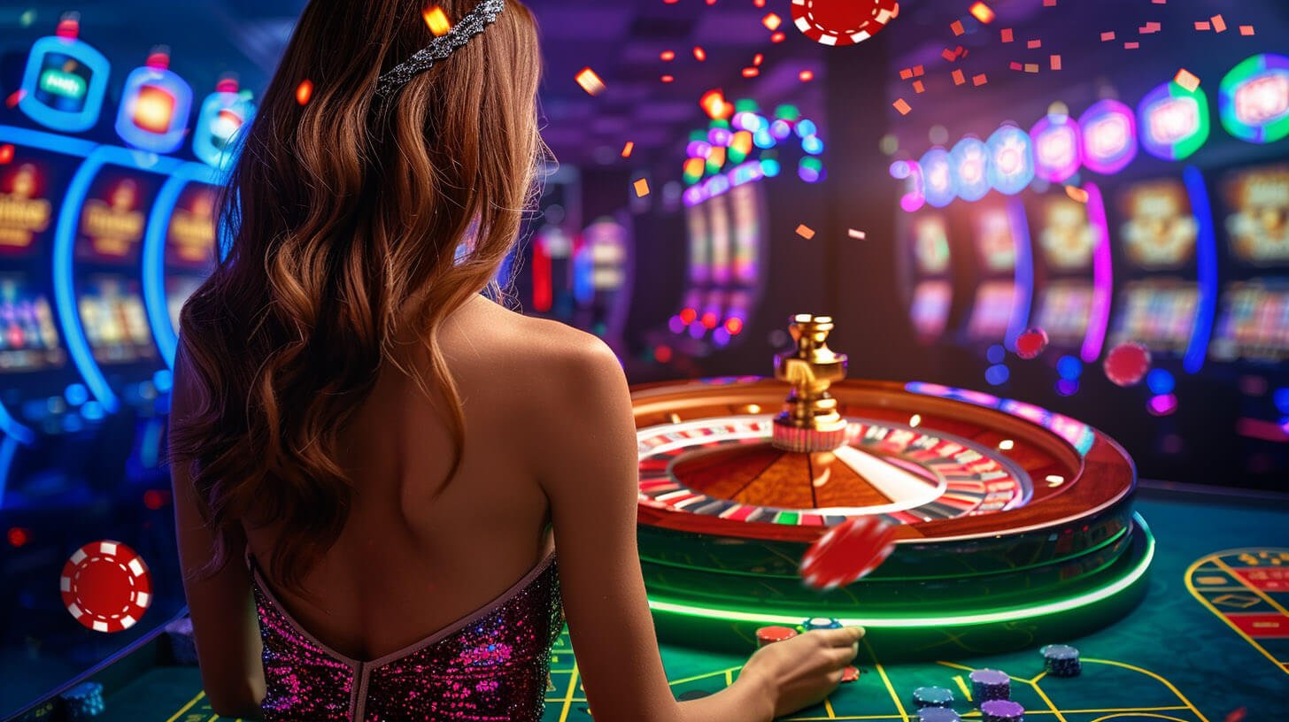 Featured slot game titles including Charge Buffalo, Leprechaun Riches, and The Dog House displayed together